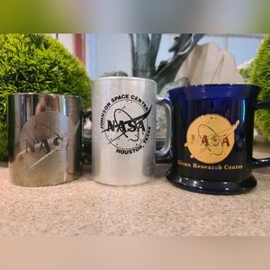 NASA Coffee Mugs Collection - OH, FL & TX  set of 3 mugs